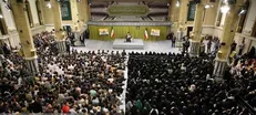 سرودخوانی دانش‌آموزان در محضر رهبر انقلاب+فیلم