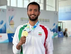 رضا لسانی هم طلایی شد