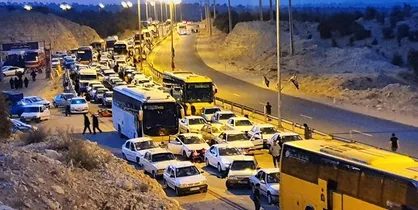 سرریز مرز خسروی، مسیر منتهی به مرز مهران را پرترافیک کرد