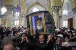  تشییع آیت‌الله علوی گرگانی در قم