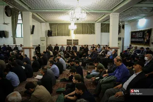 مراسم بزرگداشت چهلمین روز شهید شمقدری در مسجد حضرت قائم