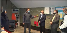 بازدید معاون سرمایه‌های انسانی، مشاور مدیرعامل و مدیر روابط عمومی شرکت بهره برداری مترو از ایستگاه‌های خط ۳