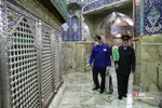  ضد عفونی کردن حرم حضرت فاطمه معصومه(س)
