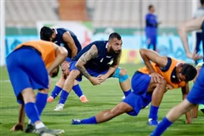 اردوی دو روزه استقلال قبل از دربی
