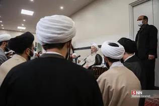 عمامه‌گذاری طلاب در میلاد امام حسین(ع)
