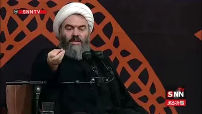 لحظاتی از سخنرانی حجت&zwnj;الاسلام مهدی اصلانی در مراسم عزاداری سید و سالار شهیدان(علیه&zwnj;السلام) در حسینیه امام خمینی(ره)
