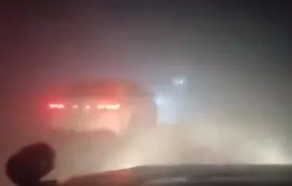 کولاک شدید برف در گردنه الماس محور اسالم به خلخال