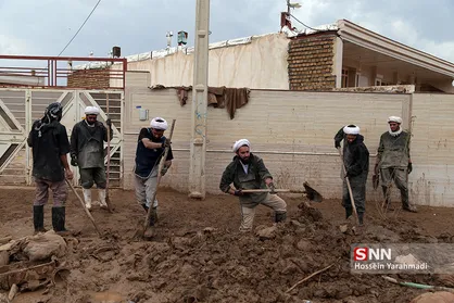 حضور اردوهای جهادی در مناطق سیل زده لرستان