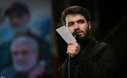 مداحی عربی میثم مطیعی در جمع شیعیان عراق در حسینیه داوودالعاشور