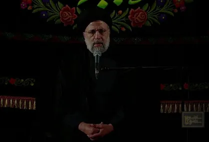 سخنرانی رئیس&zwnj;جمهور در مجلس عزاداری شب عاشورا پادگان ۰۶ با حضور محمود کریمی