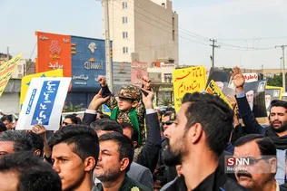 راهپیمایی مردم اهواز در محکومیت ترور حاج قاسم سلیمانی