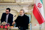 دیدار علی لاریجانی با وزیر امور خارجه سوریه