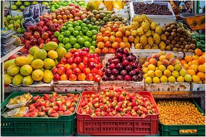 قیمت انواع میوه در میادین و بازار&zwnj;های میوه و تره بار