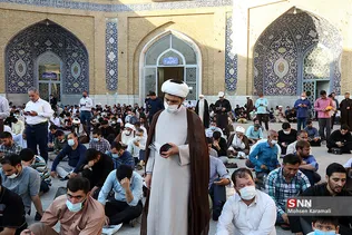 مراسم دعای عرفه در حرم حضرت معصومه (س)