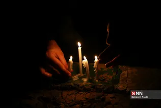 آیین شام غریبان در مقبره شهدا