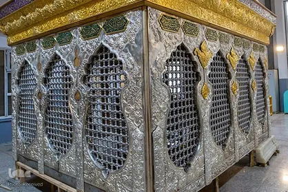 فیلم/ ضریح "شهبانوی دمشق" بازگشایی شد
