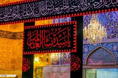 حال و هوای حرم امام حسین (ع) در ایام فاطمیه + فیلم