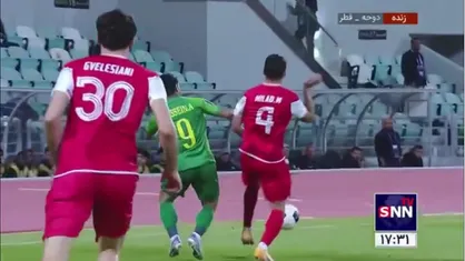 خلاصه نیمه اول پرسپولیس - الشرطه عراق