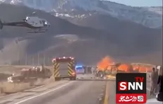 ۷ کشته در تصادفی مرگبار در آیداهوی آمریکا + فیلم