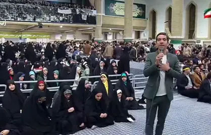 حال&zwnj;وهوای حسینیه امام خمینی پیش از دیدار دانش&zwnj;آموزان و دانشجویان با رهبر انقلاب