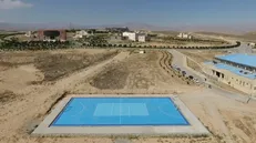 زمین چمن چند منظوره در دانشگاه بجنورد به بهره برداری رسید