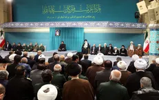 آغاز دیدار رمضانی کارگزاران نظام با رهبر انقلاب + فیلم