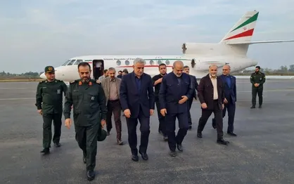 وزیر کشور وارد گیلان شد