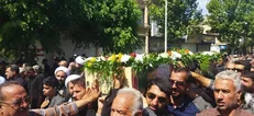 تشییع پیکر شهید علی اصغر مرشدلو در نیشابور