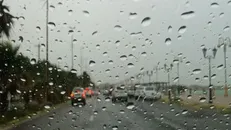 بارش باران در جاده‌های چندین استان