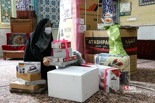 اهدای جهیزیه توسط بسیجیان مسجد چهاده معصوم