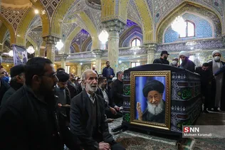  تشییع آیت‌الله علوی گرگانی در قم