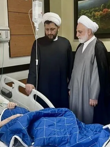 عیادت رئیس قوه قضاییه از آیت&zwnj;الله نوری همدانی + فیلم