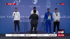 اهدای مدال طلا به جوان MMA کار ایرانی