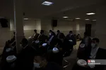 
ملبس شدن جمعی از طلاب به دست آیت الله نوری همدانی
