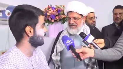 حضور نمایندگان رهبر انقلاب در منازل تعدادی از جانبازان سرافراز