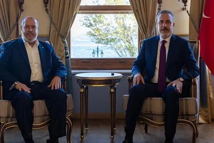 دیدار &laquo;فیدان&raquo; با اعضای دفتر سیاسی جنبش حماس