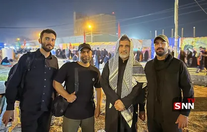 تصاویر سردار شهید امیرعلی حاجی&zwnj;زاده در راهپیمایی اربعین سال&zwnj; گذشته