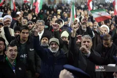 مردم تهران امشب جمع شدند تا اقدامات تروریستی را محکوم کنند + فیلم
