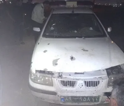 بررسی حادثه تلخ حمله به سمند پلیس در اهواز/ لزوم و چگونگی ضد گلوله سازی خودرو های موجود پلیس + تصاویر