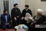 دیدار اعضای شورای علمی کنگره ملی شیخ عبدالحسین تهرانی با آیت الله سبحانی