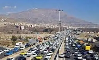 ترافیک ورود به تهران سنگین است