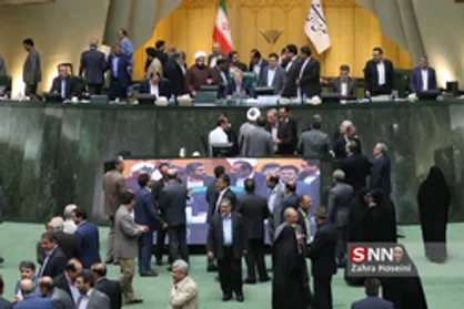 ربیعی از مجلس رای اعتماد نگرفت + فیلم و عکس