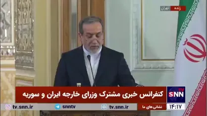 عراقچی: از مواضع انسان دوستانه دولت سوریه و شخص بشار اسد در میزبانی از آوارگان لبنانی و سوری قدردانی می&zwnj;کنیم