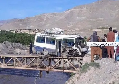انفجار مینی&zwnj;بوس در افغانستان/ ۲ نفر کشته شدند ۹ تن زخمی