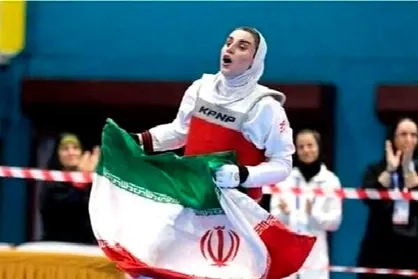 نسیبه شهبازی در تکواندو صاحب مدال برنز شد