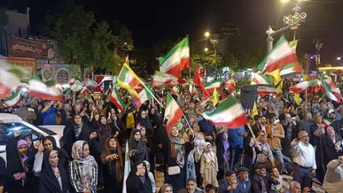شعار «جان‌فدای ایرانیم» بر زبان مردم بجنورد در شب نود و هفتم
