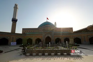 آئین افتتاح مسجد امام حسن مجتبی (ع) دانشگاه امام حسین 