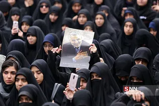 سوگواری شهادت سردار سلیمانی در دانشگاه تهران