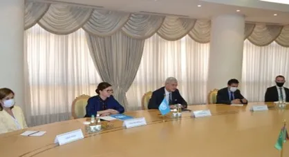 دیدار رئیس جمهور ترکمنستان با نماینده سازمان ملل در &laquo;عشق آباد&raquo;