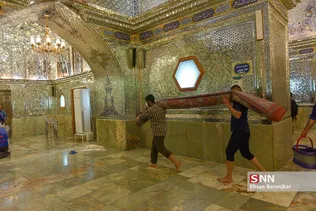 حرم مطهر شاهچراغ(ع) ساعاتی پس از حمله تروریستی